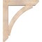 Ekena Millwork Thorton Slat Smooth Bracket w/ Offset Brace, Douglas Fir, 7 1/2"W x 38"D x 44"H BKT0806X38X44THR06SDF - alternate 2
